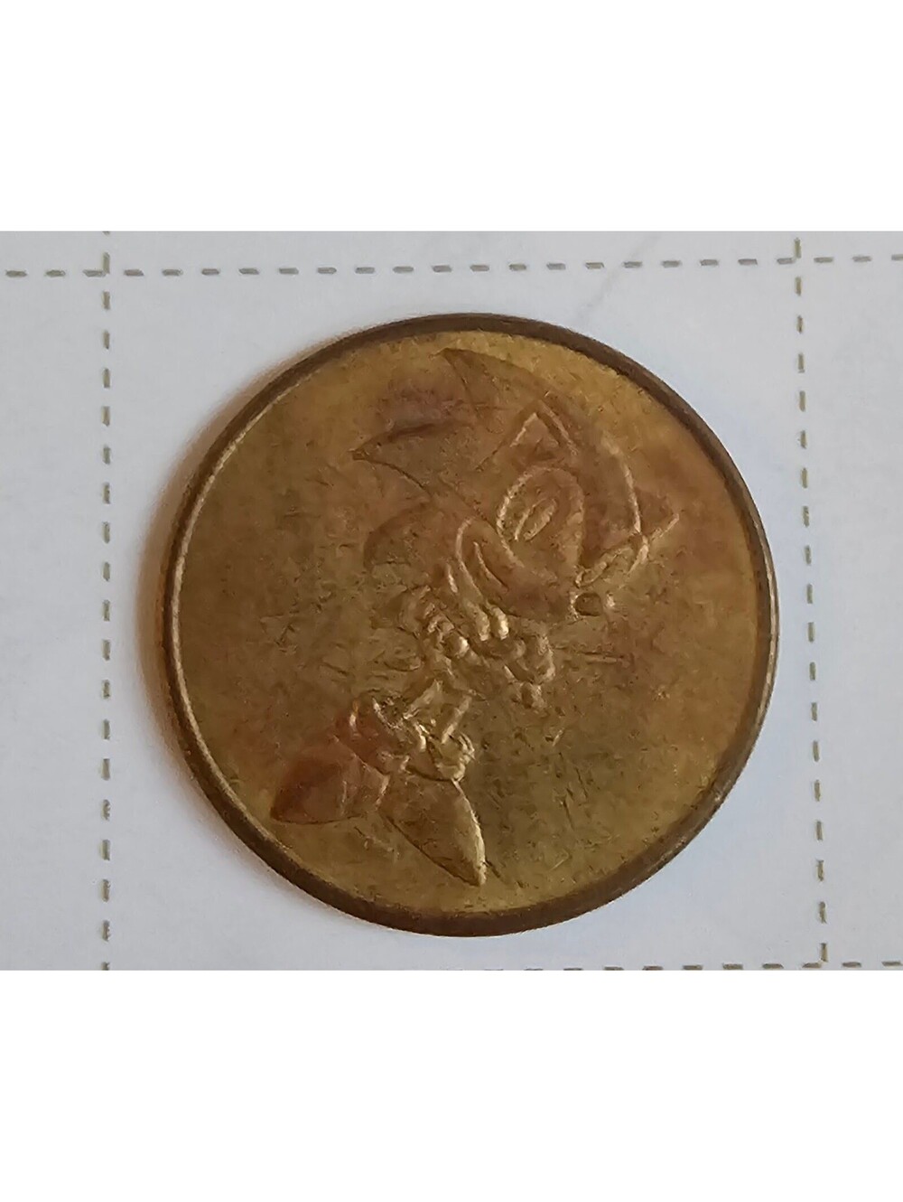 Sonic the Hedgehog Arcade Token No Cash Value Gaming Collectible